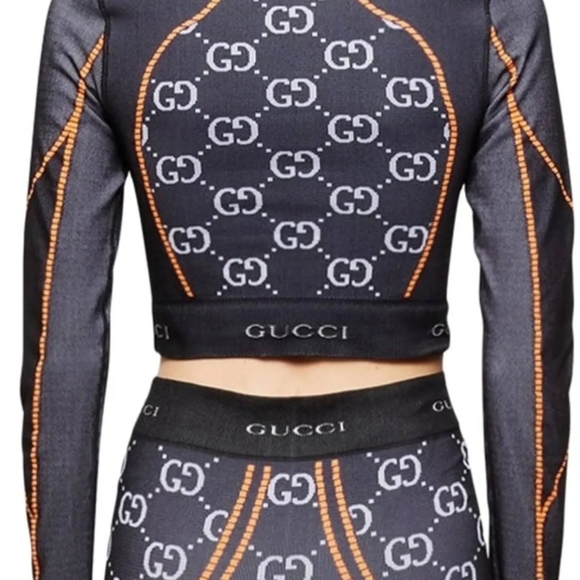 Gucci - GGcropped jersey top sz Small - Picture 3 of 7